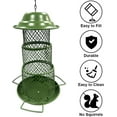 thumbnail image 2 of Squirrel Proof Bird Feeder for Outside Hanging, 3 Tier Retractable 360°Feeding Wild Bird Feeders, 2 of 8