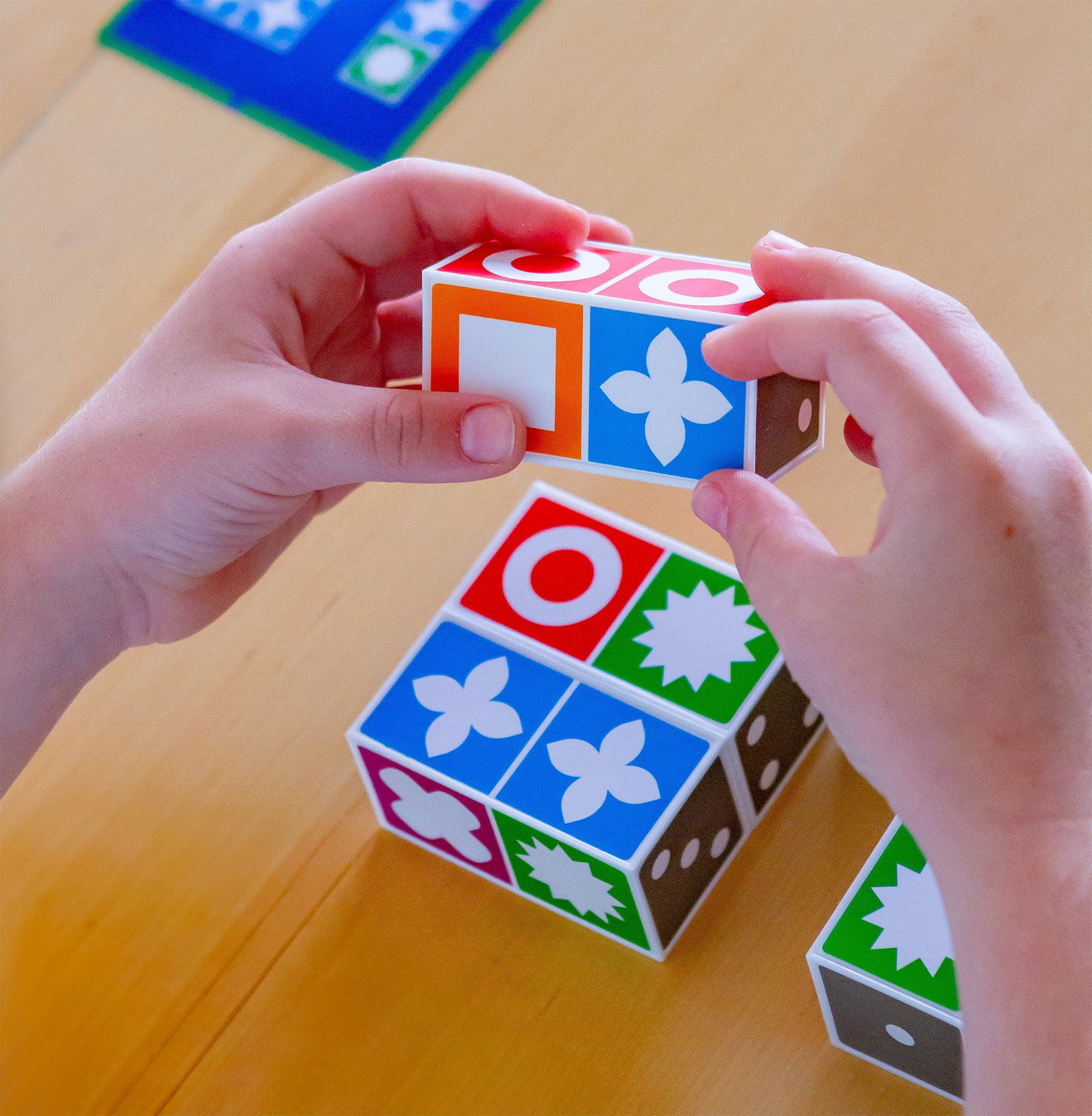 FoxMind Match Madness Board Game, Visual Recognition Matching Board Game, Family Puzzle to Develop Kids Problem Solving Skills