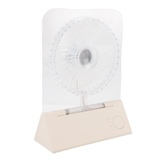 Desktop Fan, Magnetic and Wall Mount Design Desk Fan Colorful Gradient Night Light Desk Personal Fan Powerful and Quiet Lightweight Fan for Work Study