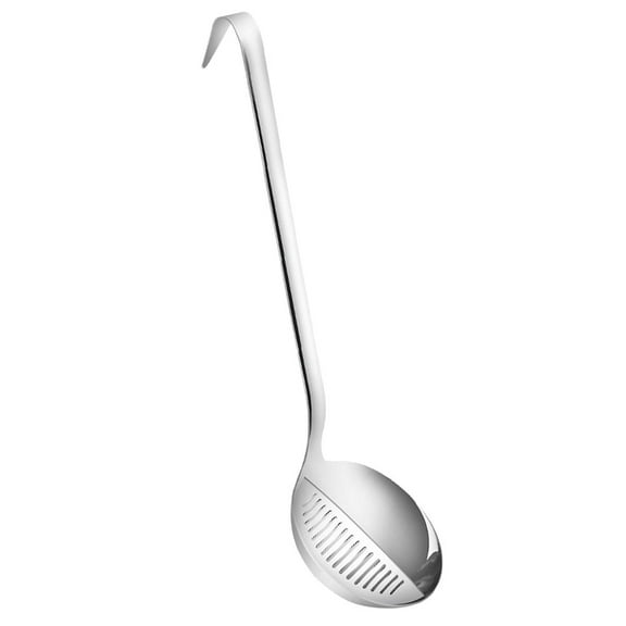 UPOUART 1Pcs Strainer Spoon Stainless Steel Long Handle For Soup Residue Filtering And Oil Separating Daily Use