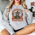 thumbnail image 3 of Feral Girl Halloween Raccoon Graphic Sweatshirt for Women Trendy Fall Witchy Raccoon Pullover Gray Sweatshirt Adult X-Large, 3 of 4