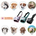 thumbnail image 4 of Bozal para perros, bozal con estampado de tela suave Brea de malla de aire, 4 of 5
