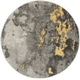 thumbnail image 3 of SAFAVIEH Adirondack Ladonna Abstract Area Rug, Grey/Yellow, 10' x 10' Round, 3 of 3