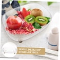 thumbnail image 3 of Caja de almacenamiento, bandeja de tocador FELTECHELECTR, organizador de maquillaje de vidrio, 3 of 9