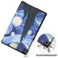 thumbnail image 3 of Dteck Case for Samsung Galaxy Tab A7 Lite 8.7-inch SM-T220 T225 (2021 Released),Luxury PU Leather Kickstand Lightweight Shockproof Magnetic Folio Protector Slim Flip Cover,Starry Sky, 3 of 9