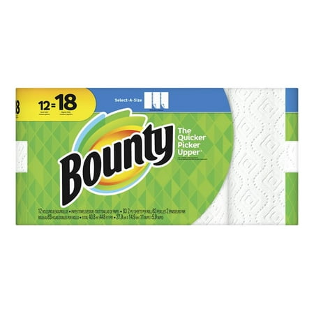 Bounty Select-A-Size Giant - Paper towel - 83 sheets - roll - white (pack of 12)