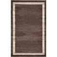 thumbnail image 1 of Unique Loom Del Mar Collection Tapis de Transition Contemporain, 3' 3" x 5' 3", Brun/ivoire, 1 of 10
