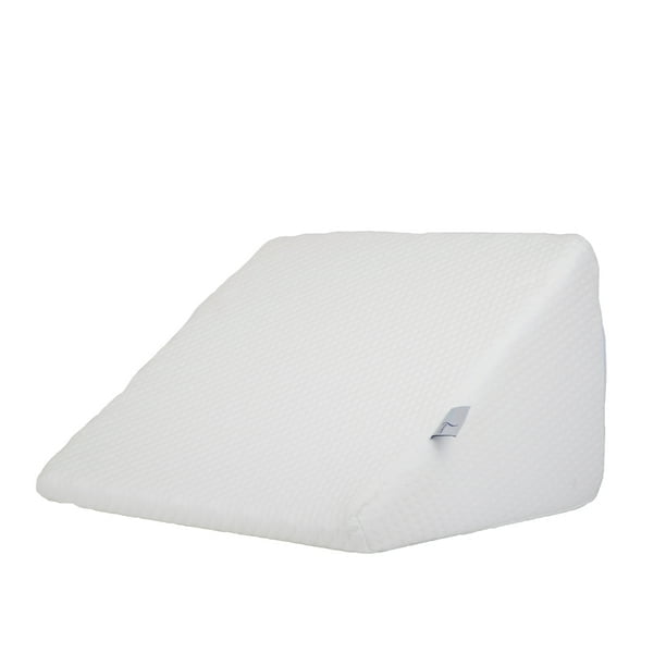 Cojín Antirreflujo Adulto Memory Foam Almohada Tipo Cuña Respaldo blanco