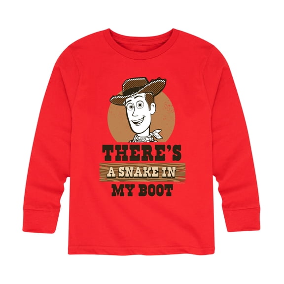 Toy Story - Snake In My Boots - Toddler And Youth Long Sleeve Graphic T-Shirt