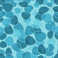 thumbnail image 1 of Ahgly Company Machine Washable Indoor Square Transitional Bright Turquoise Blue Area Rugs, 5' Square, 1 of 7