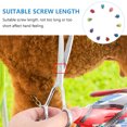 thumbnail image 4 of OULII 10Pcs Assorted Color Scissors Silencers Plastic Mufflers for Hairdressing Noise Eliminating Accessories, 4 of 8