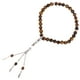 thumbnail image 3 of EeaseMX Pulsera de cuentas pequeñas redondas de ojo de tigre para mujer musulmana (33 cuentas de 8 mm), 3 of 7