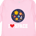 thumbnail image 4 of Inktastic I Love Space Rocket Ship Boys or Girls Long Sleeve Toddler T-Shirt, 4 of 5
