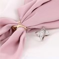 thumbnail image 3 of Qarigey Bufanda de 3 piezas para mujer, anillos, decoración de vestido, bufandas, Clips, regalo de joyería, estilo Simple, aleación, chal Accesorios de disfraces, 3 of 6