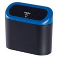 thumbnail image 1 of Miulika Car Trash Can with Lid Trash Container Pocket Storage for Office Home Blue, 1 of 9
