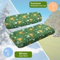 thumbnail image 5 of Uorisanigo Golf Cart Seat Covers Hawaiian Hibiscus Flower Breathable Ezgo Golf Cart Seat Cushions Fit for 2-Person Seats Club Car Golf Cart Front Seat Cover Golf Cart Accessories, 5 of 7