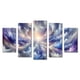 thumbnail image 1 of Cuadro decorativo Cuadros Abigail para sala recamara Abstracto Cielo Nubes Azul Set de 5 piezas 150cm x 80cm, 1 of 5