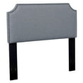 thumbnail image 4 of US Pride Furniture Morden Full/Queen Nailhead Upholstered Fabric Headboard Grey, 4 of 5