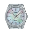 thumbnail image 2 of Casio Reloj Estándar Analógico de Acero Inoxidable con Baño de Iones y Cuarzo con Nácar MTP-1302DS-7AV para Hombre, 2 of 4