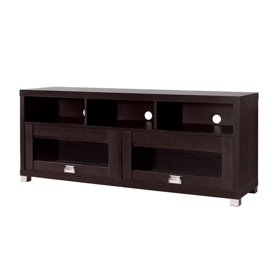 Techni Mobili 58" Durbin TV Stand for TVs up to 75", Espresso or Grey Wood