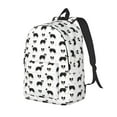 thumbnail image 1 of Easygdp Border Collie Dog Mochila de Lona Resistente para Laptop, Compatible con Laptops de 15 a 17 pulgadas, Ideal para Escuela, Trabajo y Viajes-Medium, 1 of 5