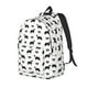 thumbnail image 1 of Disketp Border Collie Dog Mochila de Lona Estampada, Mochila Escolar de Viaje Ligera para Estudiantes y Portátil-Small, 1 of 5