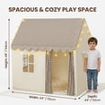 thumbnail image 3 of PigPigPen Kids Play Tent Indoor with Mat & Star Lights: Toddler Girl Tent & Playhouse - Kids Toys for Boy Girl Birthday Gift, 3 of 8