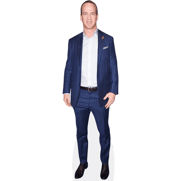 Peyton Manning (Blue) Mini Cardboard Cutout Standee