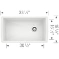 thumbnail image 3 of Blanco Ka-441767 Diamond 33-1/2" Undermount Single Basin Granite Composite Kitchen Sink -, 3 of 7