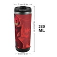 thumbnail image 2 of Alastor Hazbin Hotel Animation Stainless Steel Water Cup Portable Travel Coffee Mug Thermos Bottle Unisex Insulated Mug Gift For Home Car Office Holiday, 2 of 8
