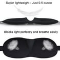 thumbnail image 2 of antifaz para dormir, ligero y cómodo, supersuave, ajustable 3D contorneado para dormir, trabajo por turnos, siestas, visera nocturna para hombres y mujeres, negro/azul/morado Ormromra WFLD-131, 2 of 9