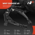 thumbnail image 5 of A-Premium Pair Front Lower Control Arm and Ball Joint Assembly Compatible with Nissan Maxima 1989-1994 3.0L 2-PC Set, 5 of 8
