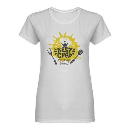 Best Chef Shaped T-Shirt Women -Image by Shutterstock Female Medium