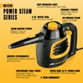thumbnail image 4 of McCulloch MC1230 Handheld Steam Cleaner, 10 Minute Runtime, 11 Accessories: Jet Nozzle, Brushes, & More - Built for Home, Tile, Grout, Carpet, Furniture, Car Detailing, & Commercial Deep Cleaning, 4 of 5