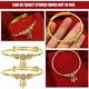 thumbnail image 5 of Girls Bracelet Dream Catcher Bracelet for Teen Girls Valentine's Day Golden Zinc Alloy Elegant Decoration 2Pack, 5 of 5