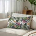 thumbnail image 3 of Palm Leaves Standard Size Pillow Cover, Pillowcase Protectors with Zipper, Breathable Decorative Throw Pillow Case Cover, Summer Botanical Tropical Plants Pillow Shams for Couch Sofa 20x26Inch, 3 of 8