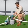 thumbnail image 2 of Bestway 1,500 Gallon Sand Filter Pump for Above Ground Swimming Pools, 2 of 11
