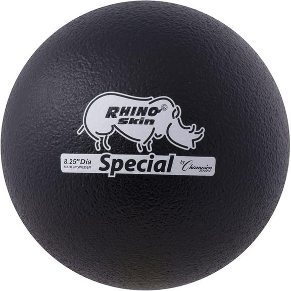 Champion Sports Rhino Skin Special Playground Ball, Black