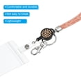 thumbnail image 4 of Uxcell Rhinestone Lanyard Crystal Retractable Keys Strap Keychain Champagne Color 1 Set, 4 of 6