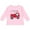 AD-Pink, variant on Inktastic Valentine Fire Truck with Hearts Boys or Girls Long Sleeve Toddler T-Shirt