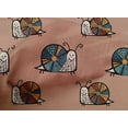 thumbnail image 5 of oneOone Cotton Poplin Rose Brown Fabric Wreath Personalized Name Quilting Supplies Print Sewing Fabric By The Yard 42 Inch Wide, 5 of 6