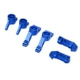 thumbnail image 4 of RC Car Front Steering Blocks Caster Blocks Rear Stub Axle Carriers Kit 2PCs Front Steering 2PCs Rear Stub Axle Aluminum Alloy Replacement for Slash 2WD, 4 of 7