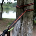 thumbnail image 1 of 2X Outdoor Hammock Tree Straps Tree Tie Rope High Load-Bearing Nylon Webbing Rock Climbing Flat Belt Cover Orange, 1 of 5