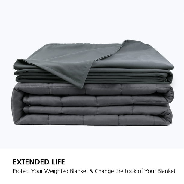 Duvet Cover for Weighted Blanket with 2 Pillowcases - Walmart.com