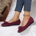 thumbnail image 3 of Women's Comfortable Round Toe Flats - Fashion Bowknot Dress Shoes, Slip On Casual Party, 3 of 11