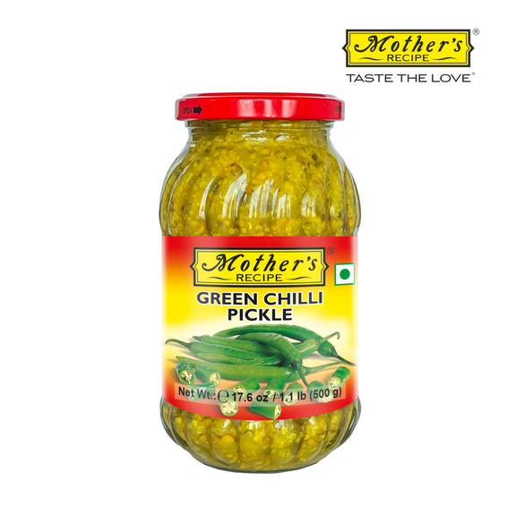 Mother's Recipe Green Chilli Pickle 500gm