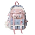 thumbnail image 2 of Mochilas para Mujer japonesa Harajuku para estudiantes de escuela color informal (azul) Tmvgtek Para estrenar, 2 of 9