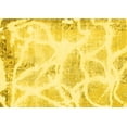thumbnail image 1 of Ahgly Company Machine Washable Indoor Rectangle Abstract Yellow Modern Area Rugs, 2' x 4', 1 of 4