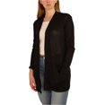 thumbnail image 3 of Aeropostale Womens Solid Knit Sweater, Black, Juniors, X-Small, 3 of 4