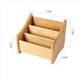 thumbnail image 4 of 2X Organizador de Escritorio de Madera Soporte de Control Remoto de Bambú Contenedor de Almacenamiento de Carrito con 3 Compartimentos para Lápiz Lápiz Teléfono Anteojos Oficina, 4 of 6